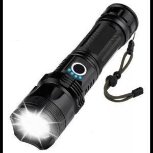 T9 Lanterna Tática Recarregável Led Holofote Lanterna Militar T9 Potente Fazenda Sítio trilha