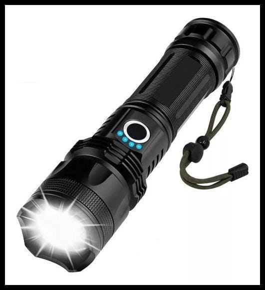 T9 Lanterna Tática Recarregável Led Holofote Lanterna Militar T9 Potente Fazenda Sítio trilha