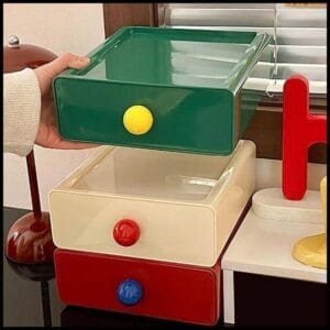 Gaveta Organizadora À Prova De Poeira Dopamine Multifuncional De Grande Capacidade Gaveta Cores aleatórias WL-2324