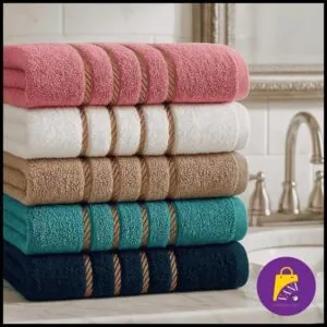 Kit 6 Toalha de Banho Grande Macia Premium 100% Algodão
