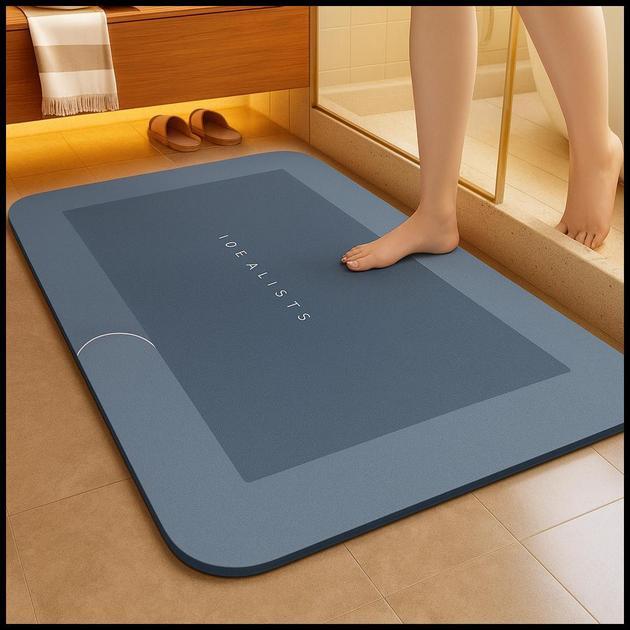 Tapete Banheiro Antiderrapante Absorvente de Secagem Rápida entregar Cor e Estampas sortidos