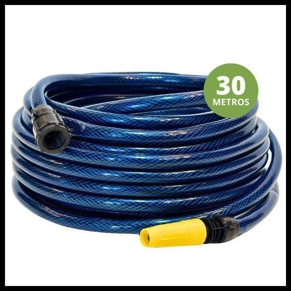 Mangueira 1/2" De PVC 30 Metros Para Jardim Com Esguicho - Verde Garden