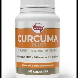 Curcuma Plus - 60 Cápsulas, Vitafor, Branco