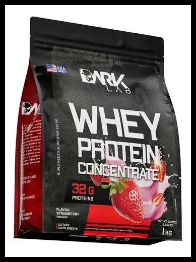 Whey Protein Concentrado 1kg Morango Dark Lab