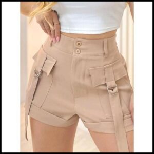 Short Cargo Alfaiataria com Polieste