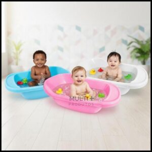 Banheira Infantil Redonda 25 Litros – Tanque para Bebê Resistente e Confortável