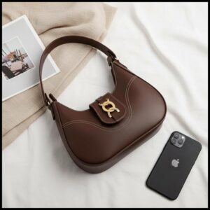 Bolsa Feminina Baguete Média De Ombro Estilosa Casual