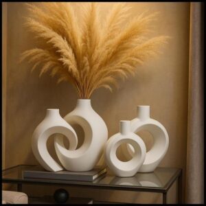 Conjunto de Vasos Decorativos Decoração Moderna Vasos Decoração