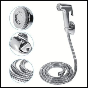 100% Completa Metal Ducha Higiênica Para Banheiro Completa Chuveirinho Privada Ducha Higiênica