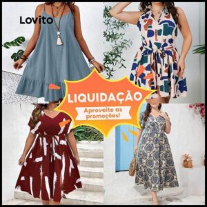 Lovito Special Casual Plus Size Dress / One-piece for Women