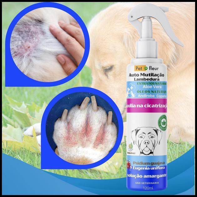 Anti Mutilação Lambedura Cicatrizante Pet Natural Caes Gatos - Envio Imediato
