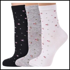 Kit 6 Pares de Meias Feminina Cano Alto Longo Feminino Divertida Feminina Oferta Estampadas Cano Longo Coloridas