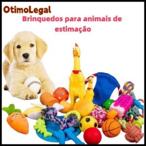 Kit 10/6 Brinquedos Mordedores Cachorro Filhote Anti-stress Pet Ranger os dentes Limpeza da boca