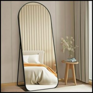 Espelho Arco Corpo Inteiro Base Reta 170x70 150x60 110x50 Aluminio Casa Decorativo