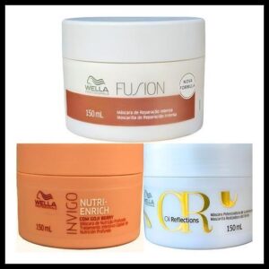 Wella Máscara Nutri Enrich Oil reflection Infusion Reconstrução Nutrição Reconstrução 150ml Cada