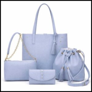 kit Bolsa Feminina Sacola Grande 4 peças