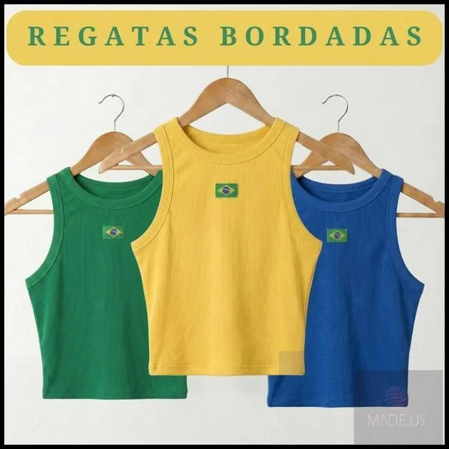 Regatas do Brasil Feminina Ribana Copa Bandeira BORDADA