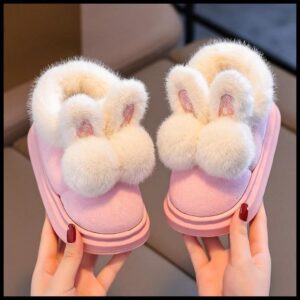 Pantufa De Desenho Animado infantil De Inverno Quente Meninos Meninas Aplicável Antiderrapante macio