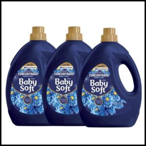 Kit 3 Amaciantes Concentrados Baby Soft Carinho e Cuidado - 3l