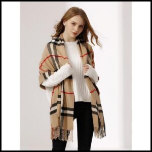 3126 Cachecol Xadrez Feminino Lenço Echarpe Masculino Unissex Para Frio Inverno