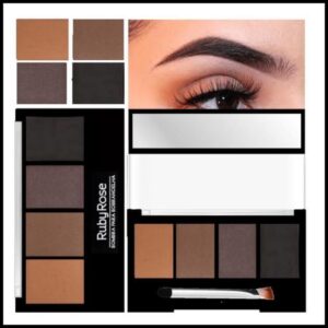 Paleta de Sombra Para Sobrancelhas Ruby Rose-- Trio de Sombras