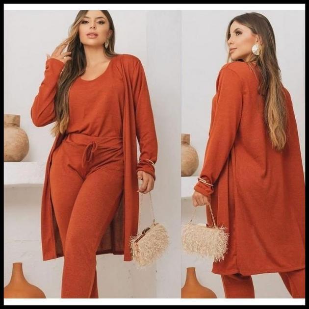 conjunto lanzinha 3 peças, moda feminina moda inverno