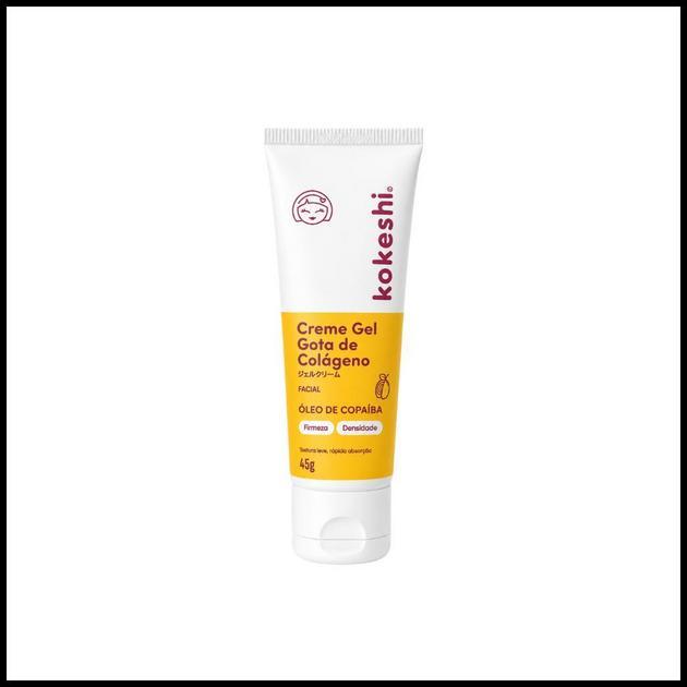 Creme Gel Regenerador Facial Gota de Colágeno Kokeshi 45g
