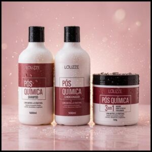 Kit Shampoo E Condicionador + Máscara Pós Química/Progressiva, Alisamentos e Coloração