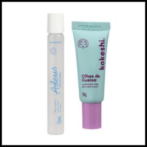 Kit Anti Olheiras Kokeshi Roll-On e Hidratante Olhos de Gueixa