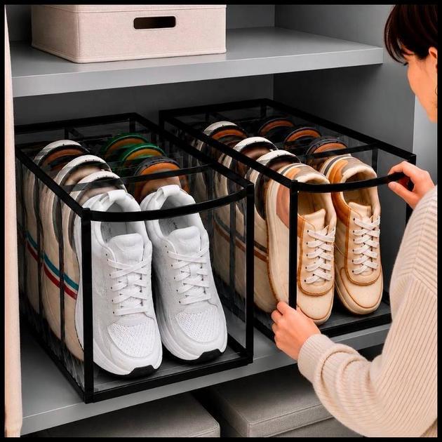 Kit Com 2 Sapateiras 5 Nichos Para Organização Sapato