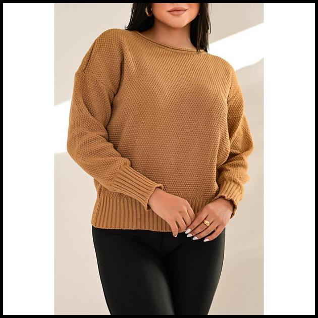 BLUSA DE FRIO NA LÃ FEMININO GOLA CANOA TRICOT COM MANGA LONGA OUTONO INVERNO LISA BASICA PONTO FANG TENDECIA BLOGUEIRA
