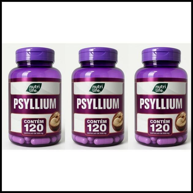 PSYLLIUM PURO 120 CÁPSULAS 100% NATURAL ENCAPSULADO CONCENTRADO