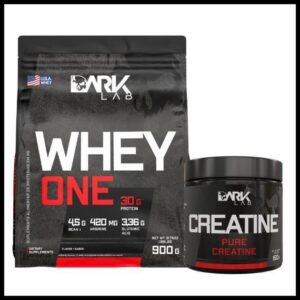 Kit Whey Protein One Refil 900g + Creatina Monohidratada 100% Pura 150g - Dark Lab