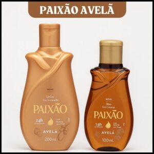 Hidratante e Óleo Corporal LINHA PAIXÃO - AVELÃ