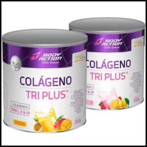 Kit 2x Colágeno Verisol Tri Plus Tipo 1, Tipo 2 e Tipo 3 - 210g Bodyaction