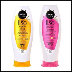 Kit Defrizantes Meu Liso Demais e Muito+Liso e 200ml Salon Line