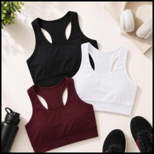 Combo 1 a 3 peças Top Cropped Feminino Suplex Fitness Academia Treino