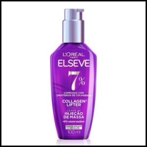 Leave-in Sérum Capilar Para Cabelos Finos Injeção de Massa, Aumenta o Volume em 61%, Elseve Collagen Lifter 100ml