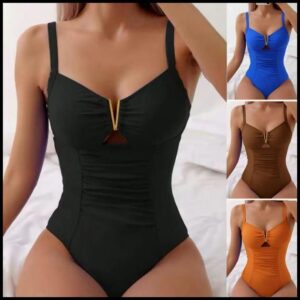 Maiô Disfarça Barriga Modelador com Bojo – Moda Praia Feminina Elegante e Confortável