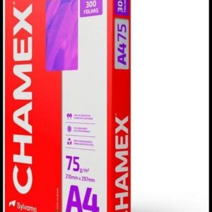Papel Sulfite, Chamex, A4, 75 Gramas, Pacote De 300 Folhas