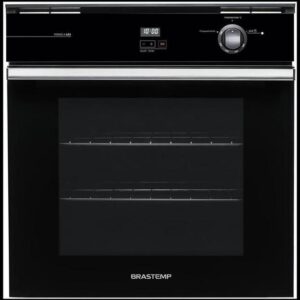 Forno de Embutir a Gás Brastemp 78 Litros Preto com Grill e Timer Touch - BOA84AE 220V