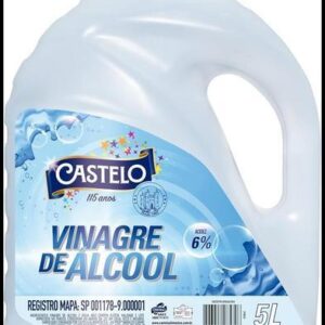 Vinagre de Álcool Concentrado 6% Castelo 5l