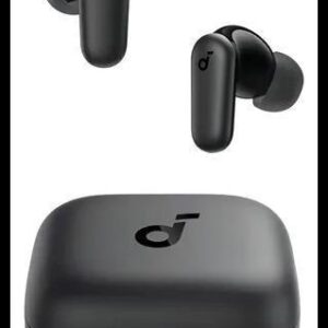 Fone de Ouvido Bluetooth 5.4 soundcore P30i da Anker, Cancelamento de Ruído Adaptativo, Graves Poderosos, 45H de Reprodução, Estojo 2-em-1 com Suporte para Celular, IP54, Fone sem fio TWS, Preto