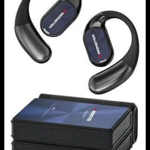 Fone De Ouvido Sem Fio Monster Ac530 Bluetooth 6.0 Esportes Preto