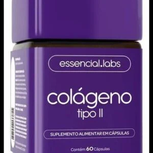 COLÁGENO TIPO 2 com 45mg - Fórmula Exclusiva para a Articulação com Máxima Concentração e Biodisponibilidade - 60 Cápsulas