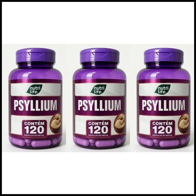 PSYLLIUM PURO 120 CÁPSULAS 100% NATURAL ENCAPSULADO CONCENTRADO