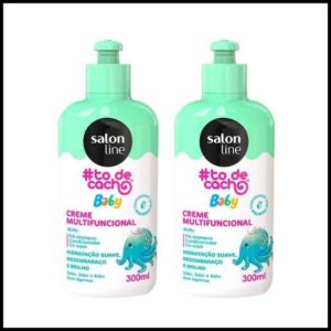 Kit com 2 Cremes Multifuncionais #Todecachinho Baby Salon Line