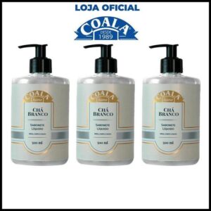 Kit 3 Unidades Sabonete Líquido Chá Branco 500 ml