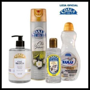 Kit Casa Limpa Coala/Zulu Perfumes - Chá Branco