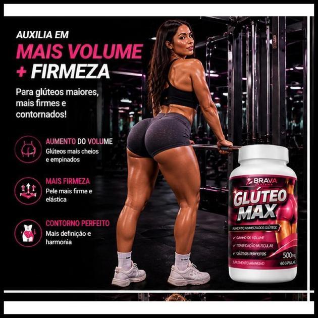 Glúteo Max – Fórmula Avançada para Desempenho e Estética Muscular Envio Imediato !!